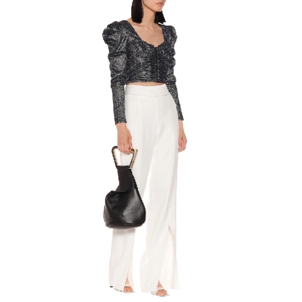 New! JONATHAN SIMKHAI Metallic Jacquard Corset Top 🪩 Size 4